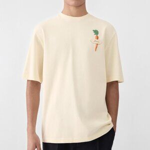Jacquemus 2025 Fall New Men's Sporty Loose Fit Short Sleeve Tee